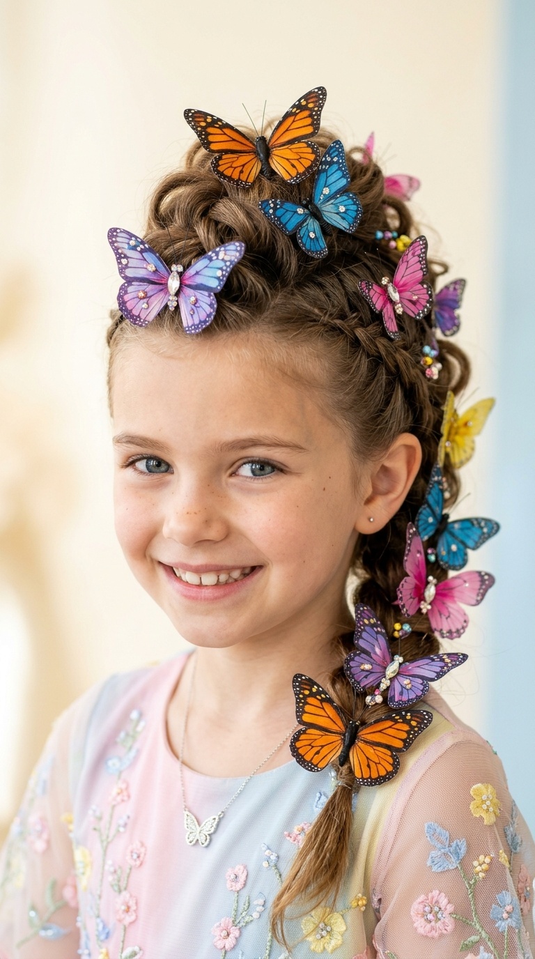The Whimsical Butterfly Mohawk