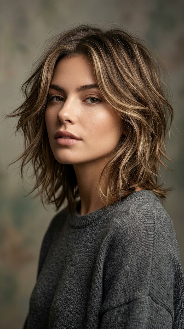 The Wind-Swept Wolf Cut
