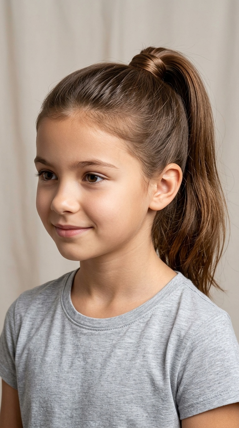 The Wrapped Elastic Ponytail