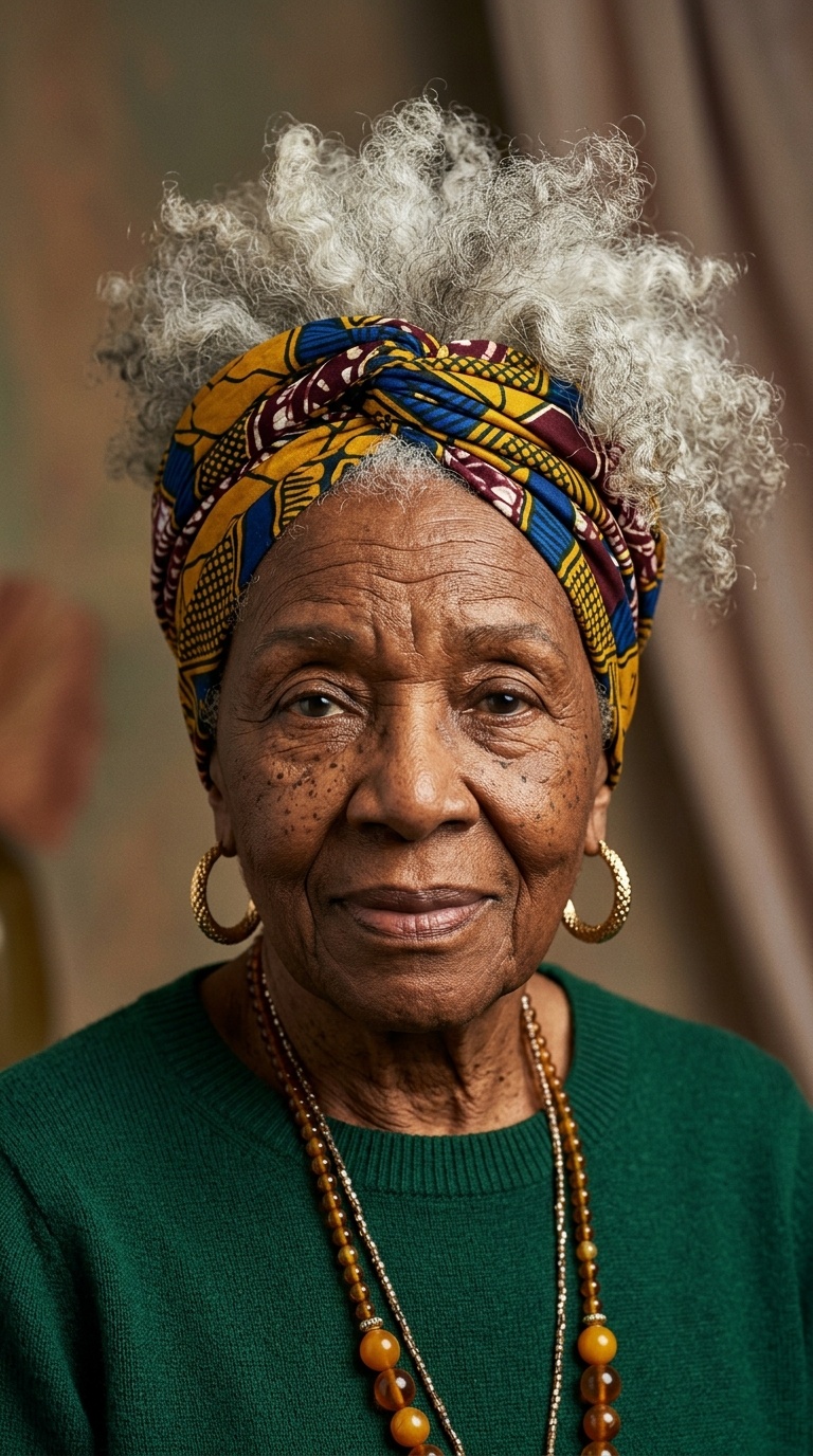 The Wrapped Headscarf with Exposed Volume