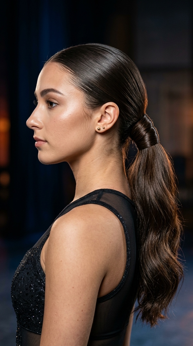 The Wrapped Low Ponytail with Extensions