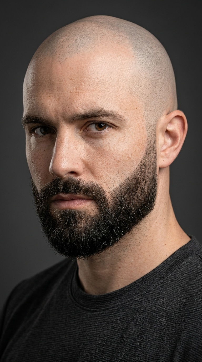 The Zero Cut with a Disconnected Beard Fade