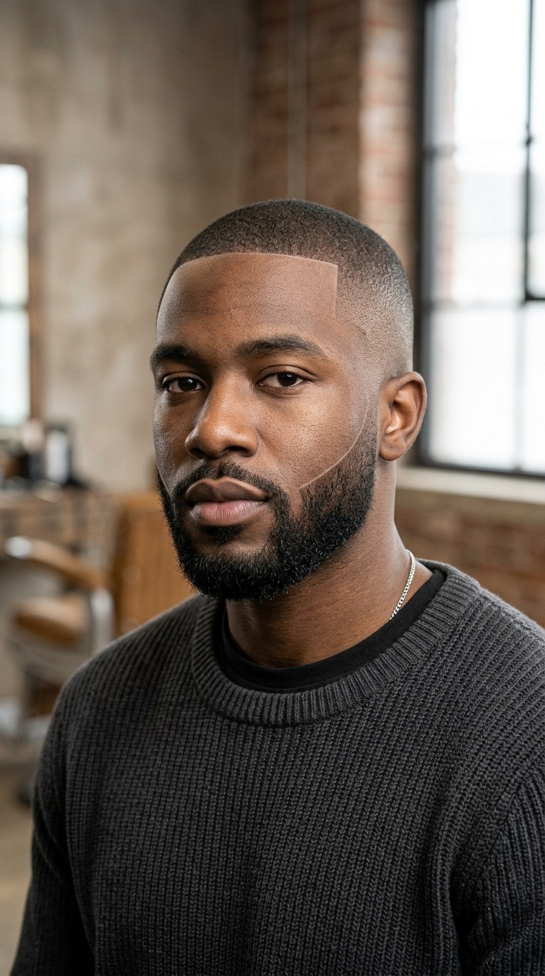 The Zero Cut with a Sharp Line-Up and Short Beard