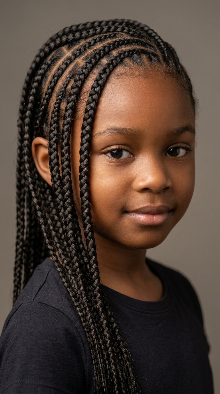 Thin and Thick Alternating Ghana Braids