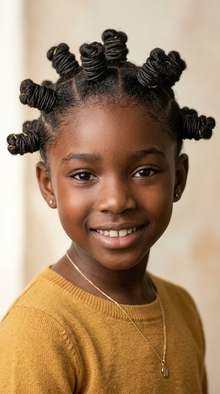 Threaded Bantu Knots
