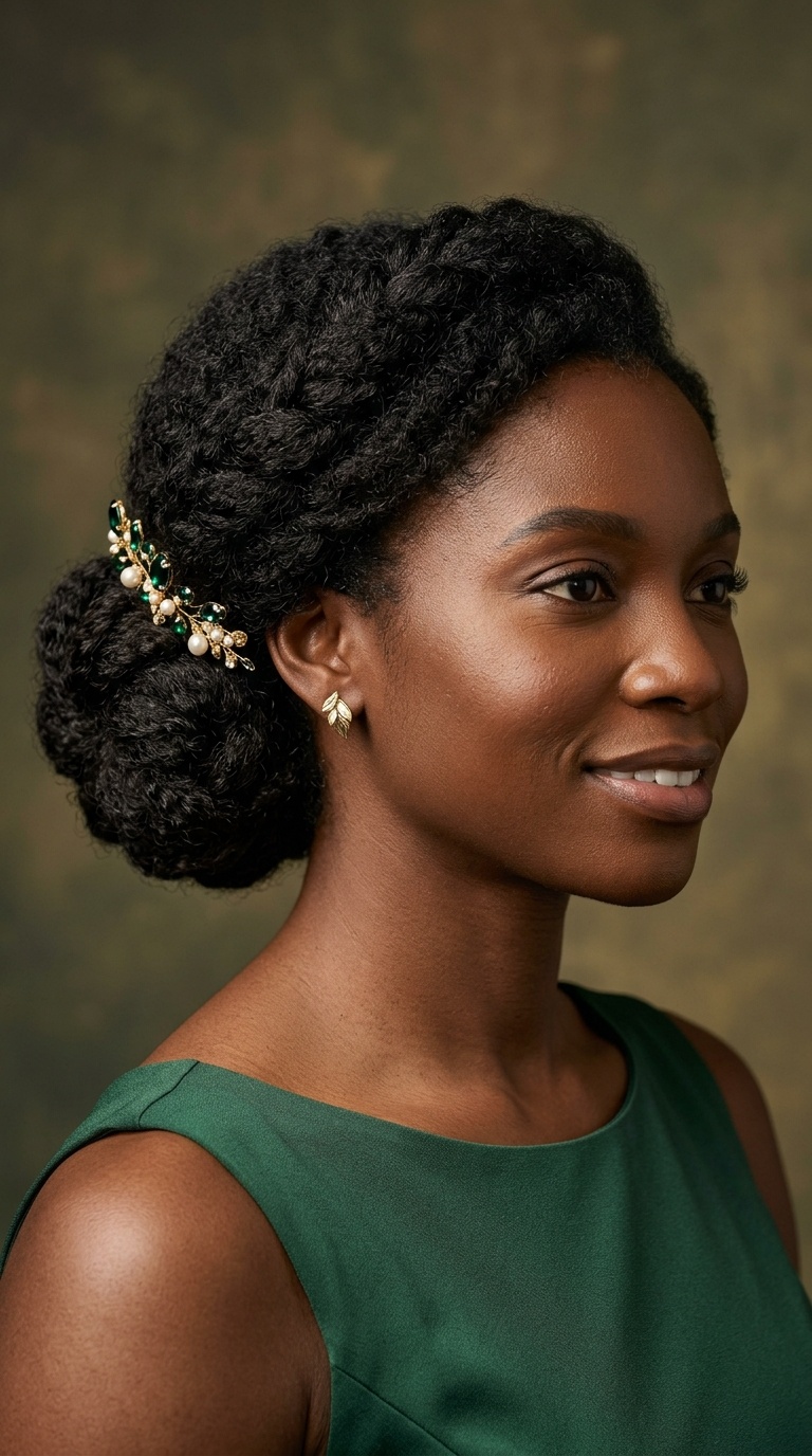 Tiana’s Regal Low Chignon