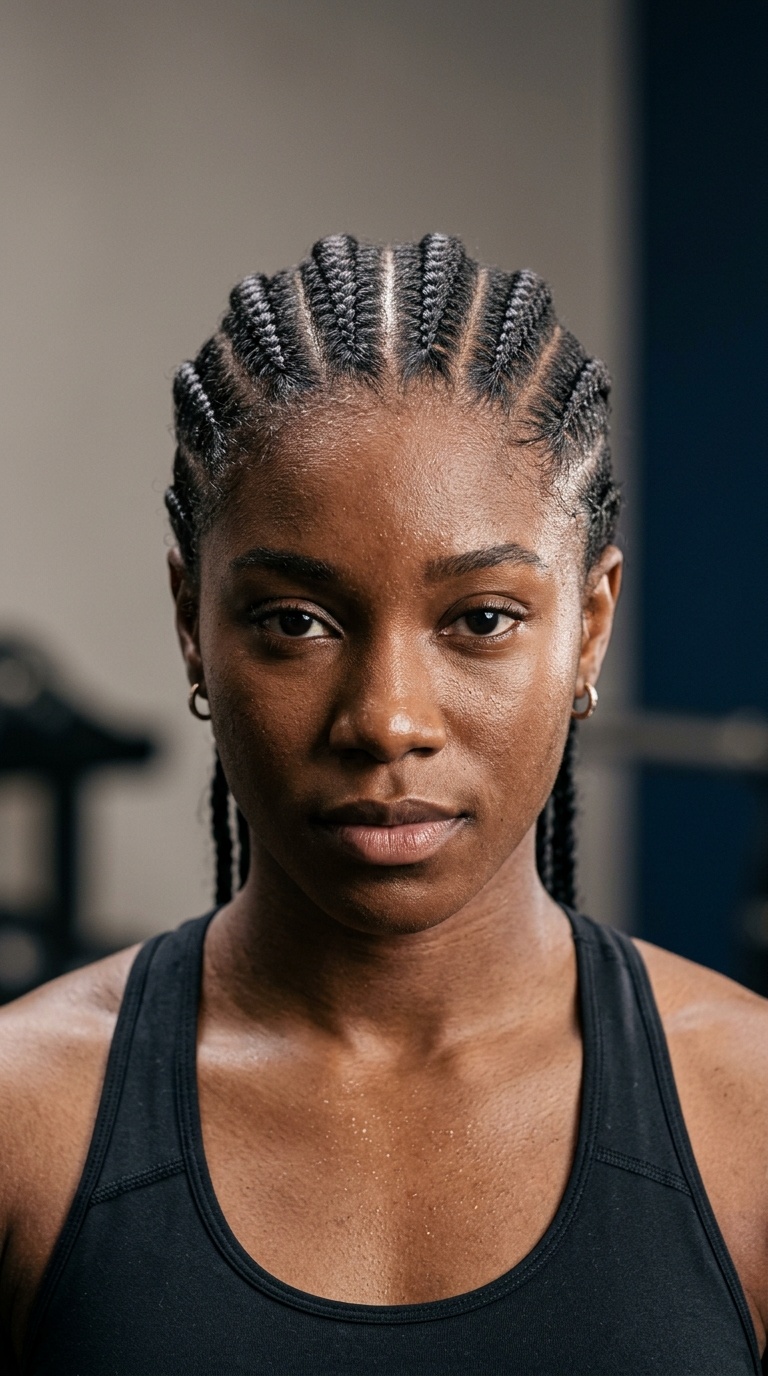 Tight Cornrow Rows