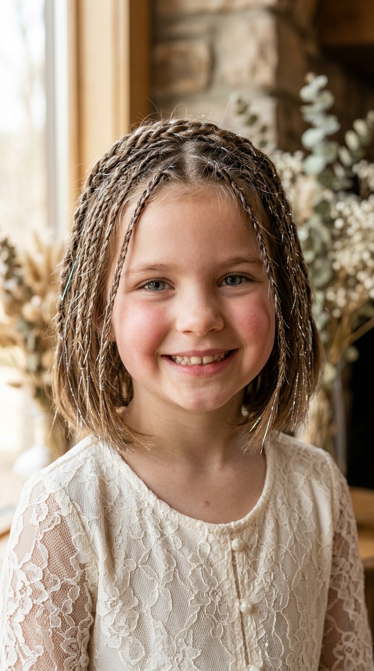 Tinsel or Sparkle Braids