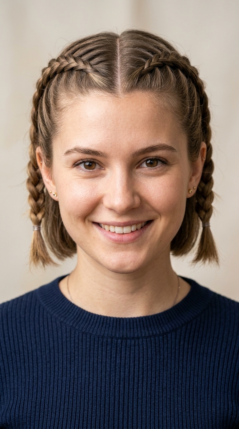 Tiny French Pigtails