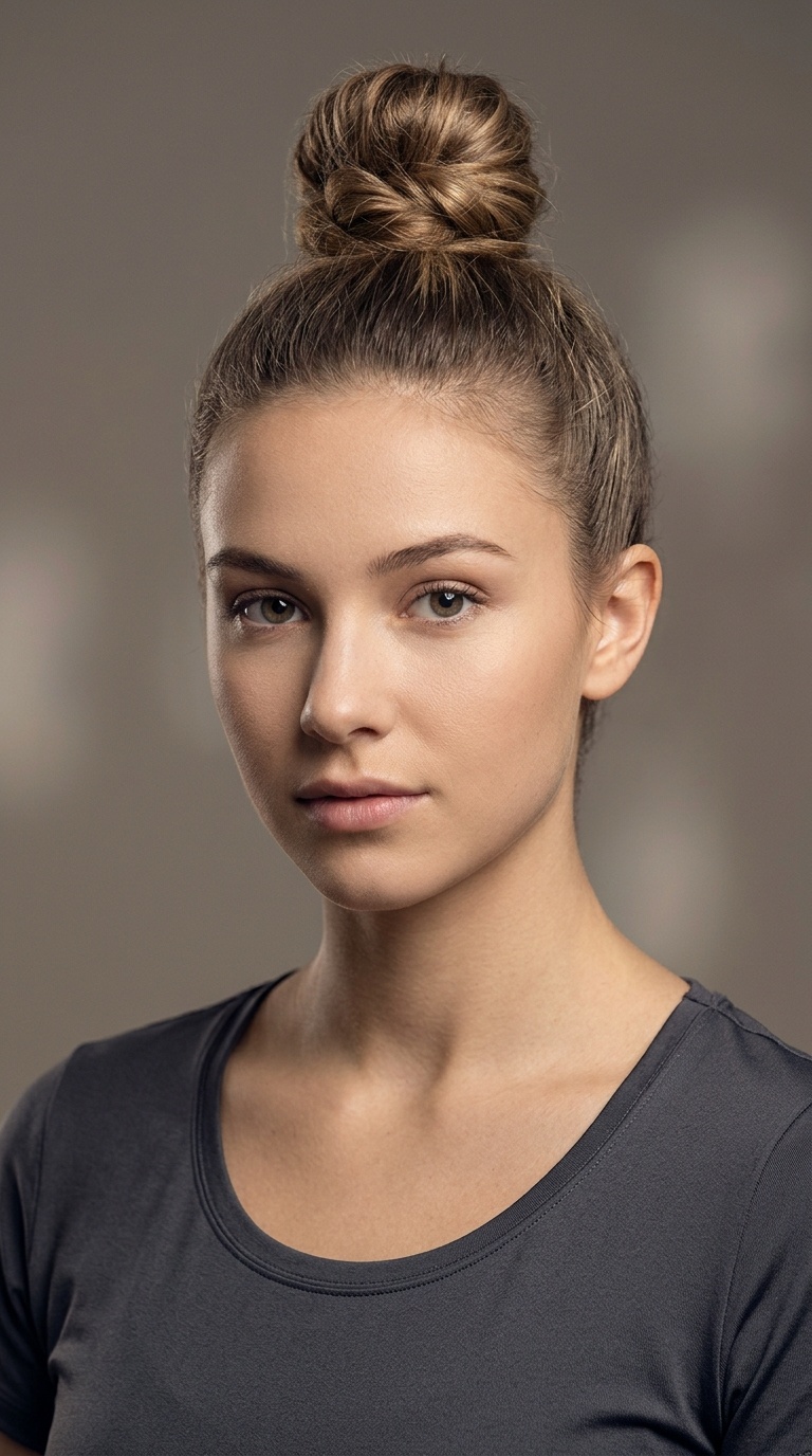 Top Knot with Scrunched Finish
