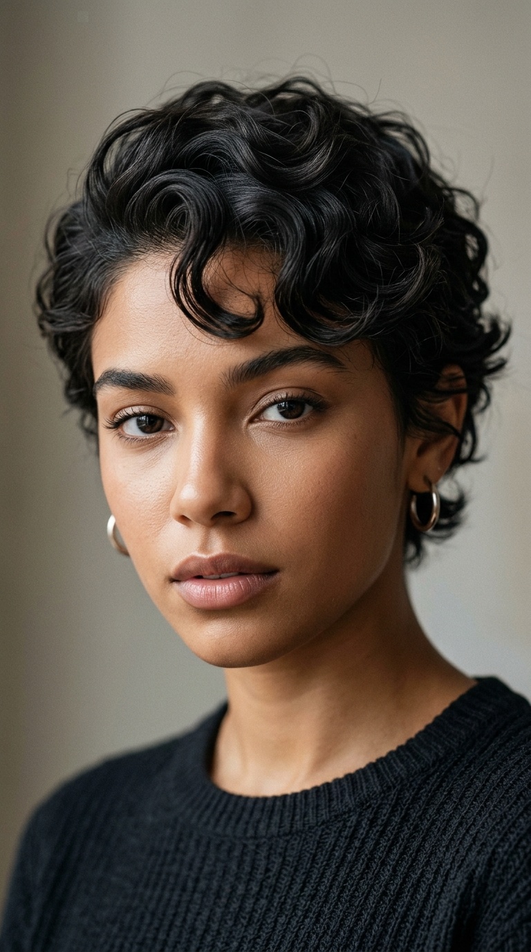 Tousled Finger Waves for Extra Depth