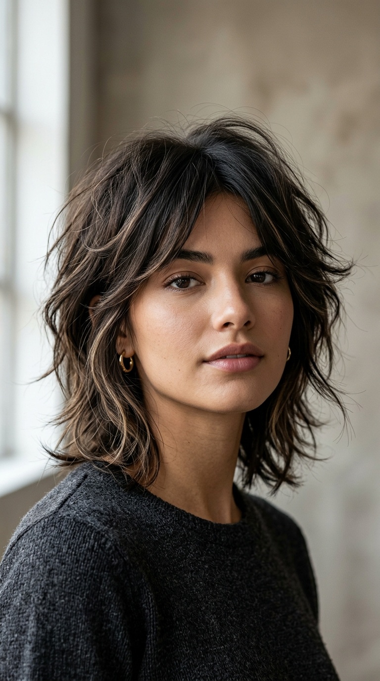 Tousled Inverted Shag