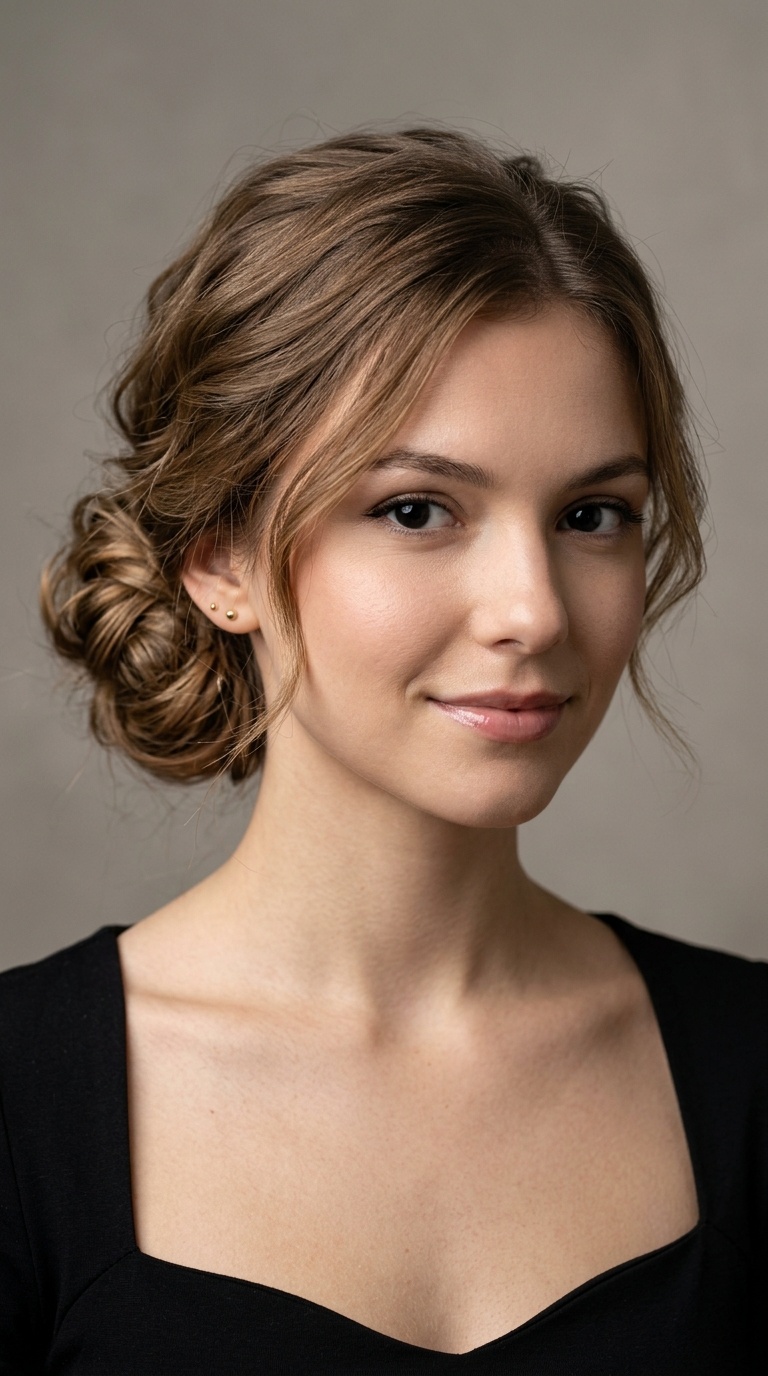 Tousled Low Bun