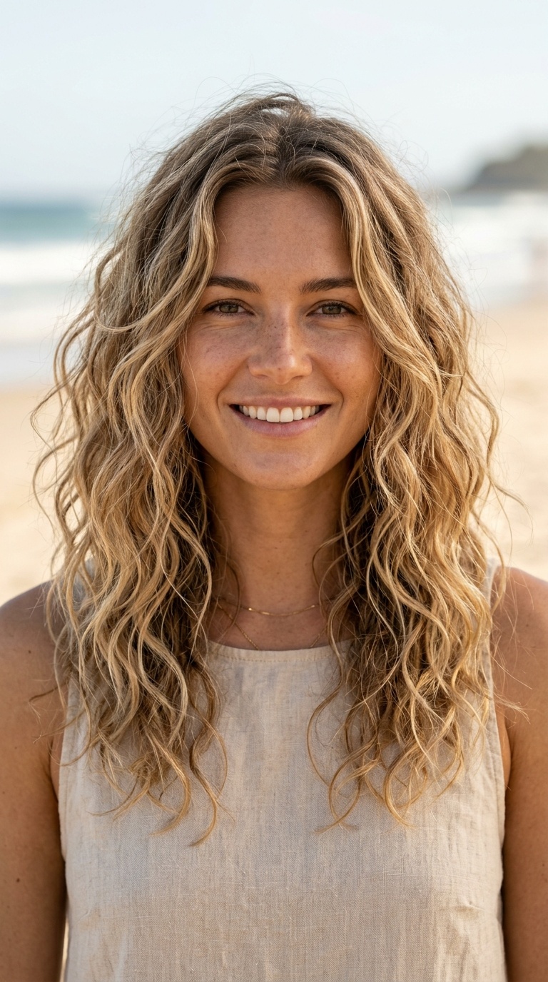 Tousled Saltwater Waves
