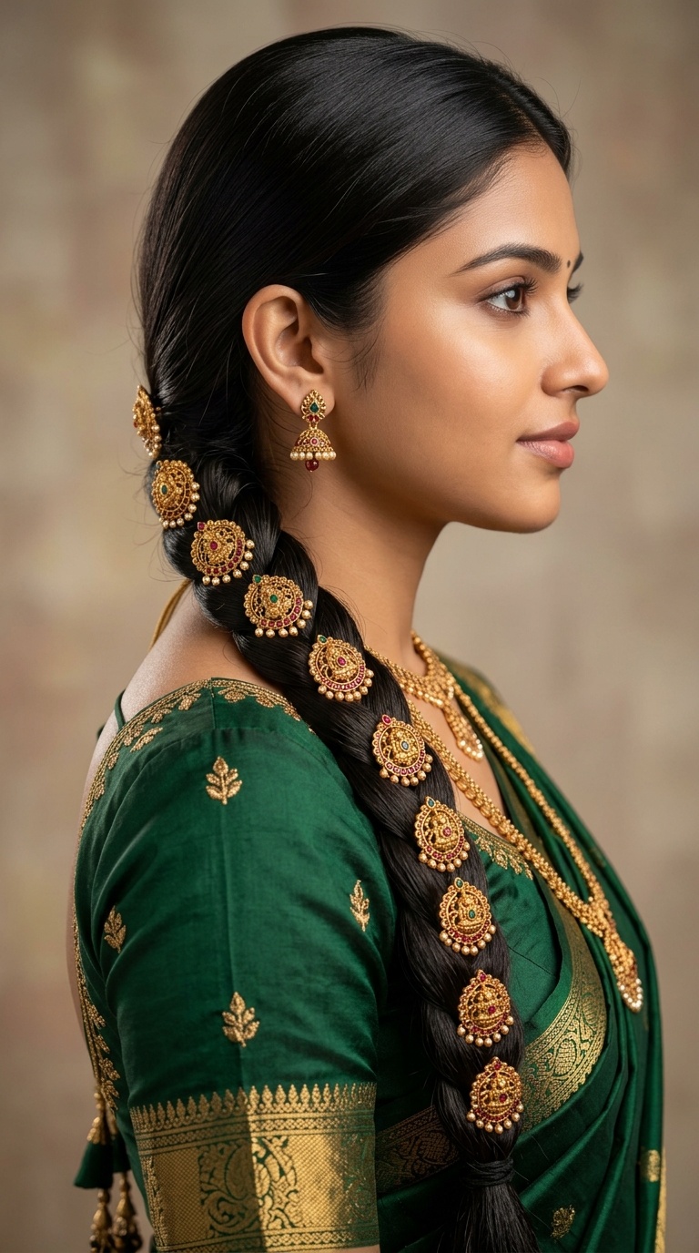 Traditional Billalu Studded Braid