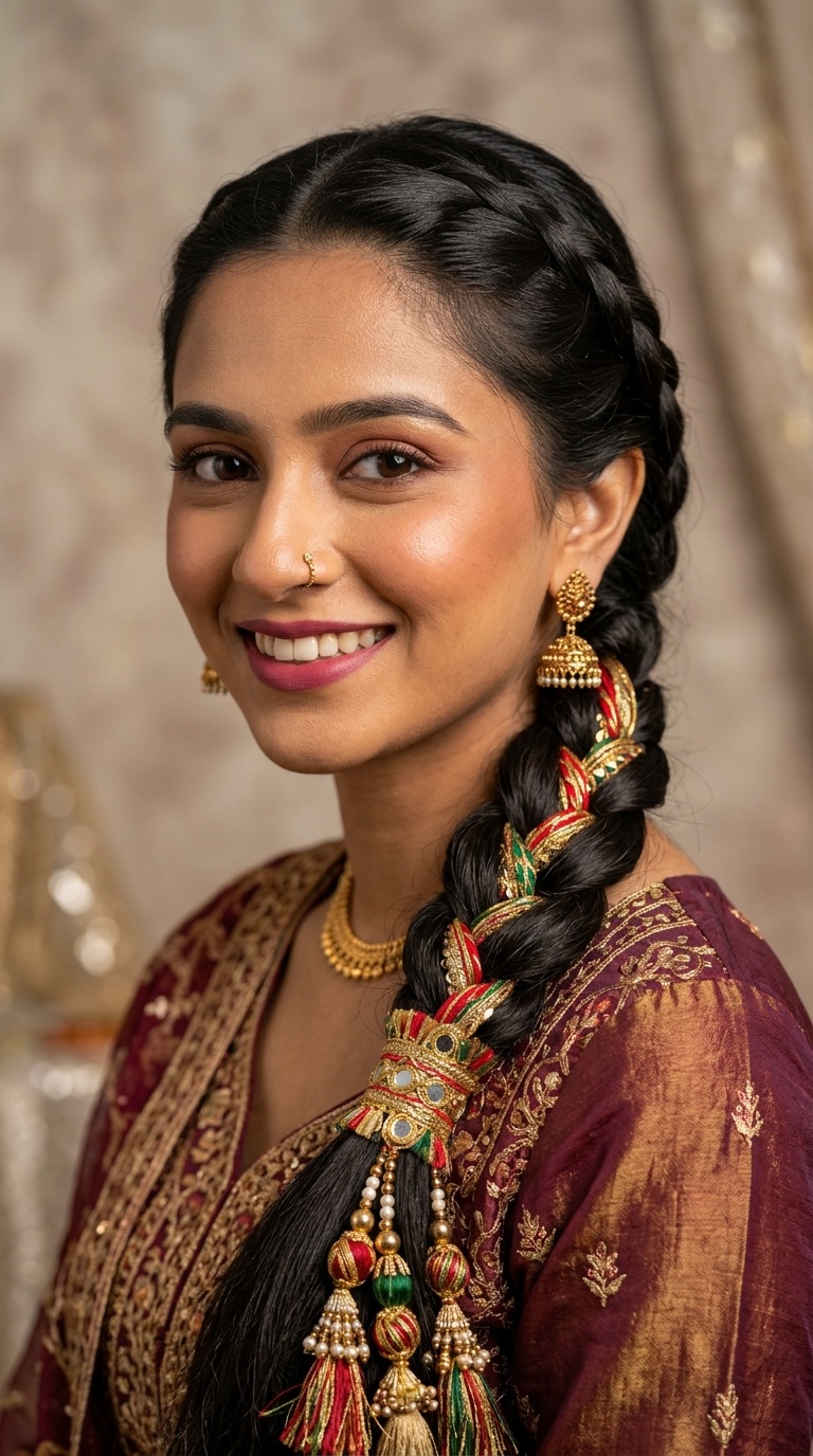 Traditional Braid with Parandi