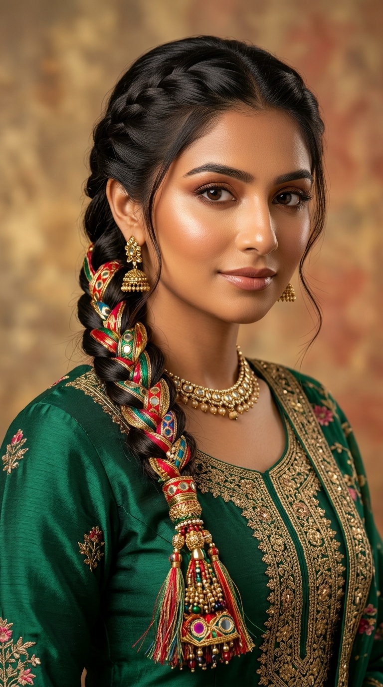Traditional Parandi Braid