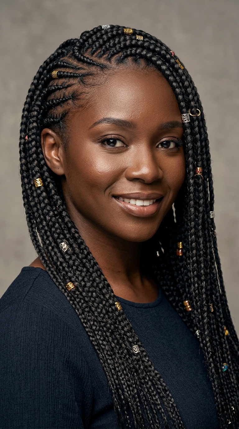 Tribal-Inspired Lemonade Braids