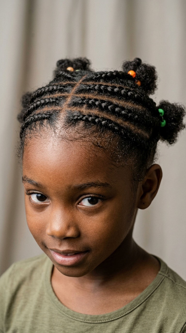 Triple-Band Scalp Rows