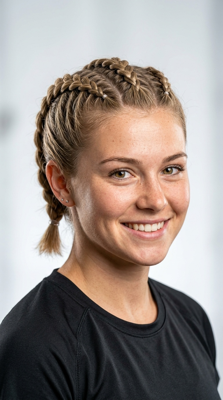 Triple Braid Mohawk