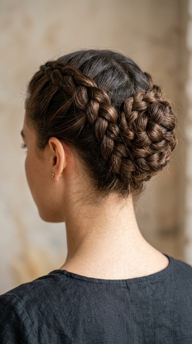 Triple Braided Bun
