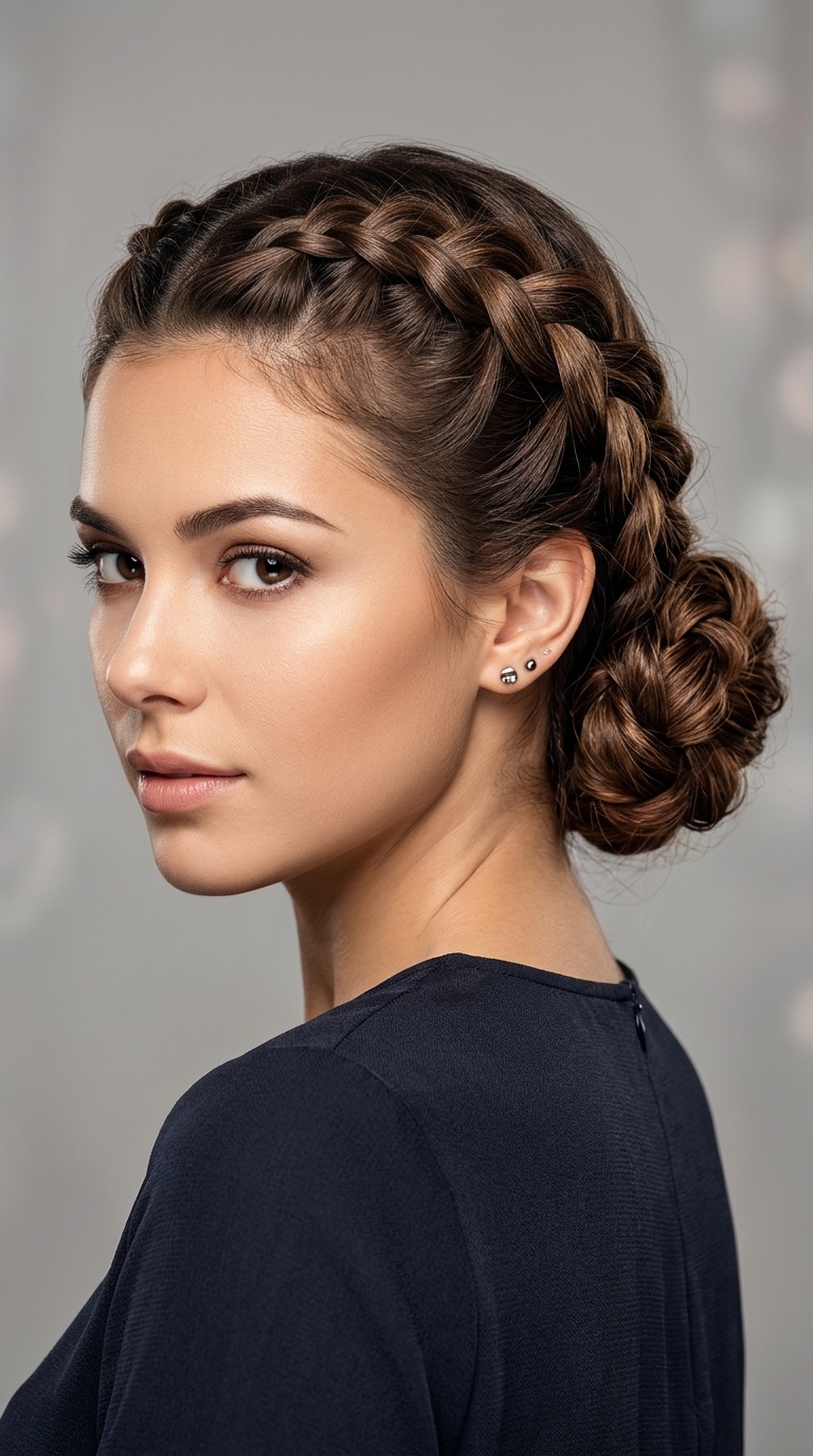 Triple Braided Bun