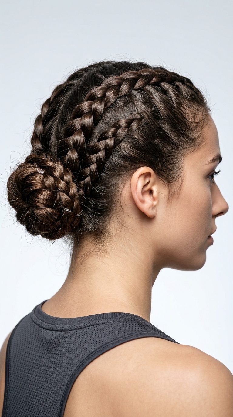 Triple Braided Bun
