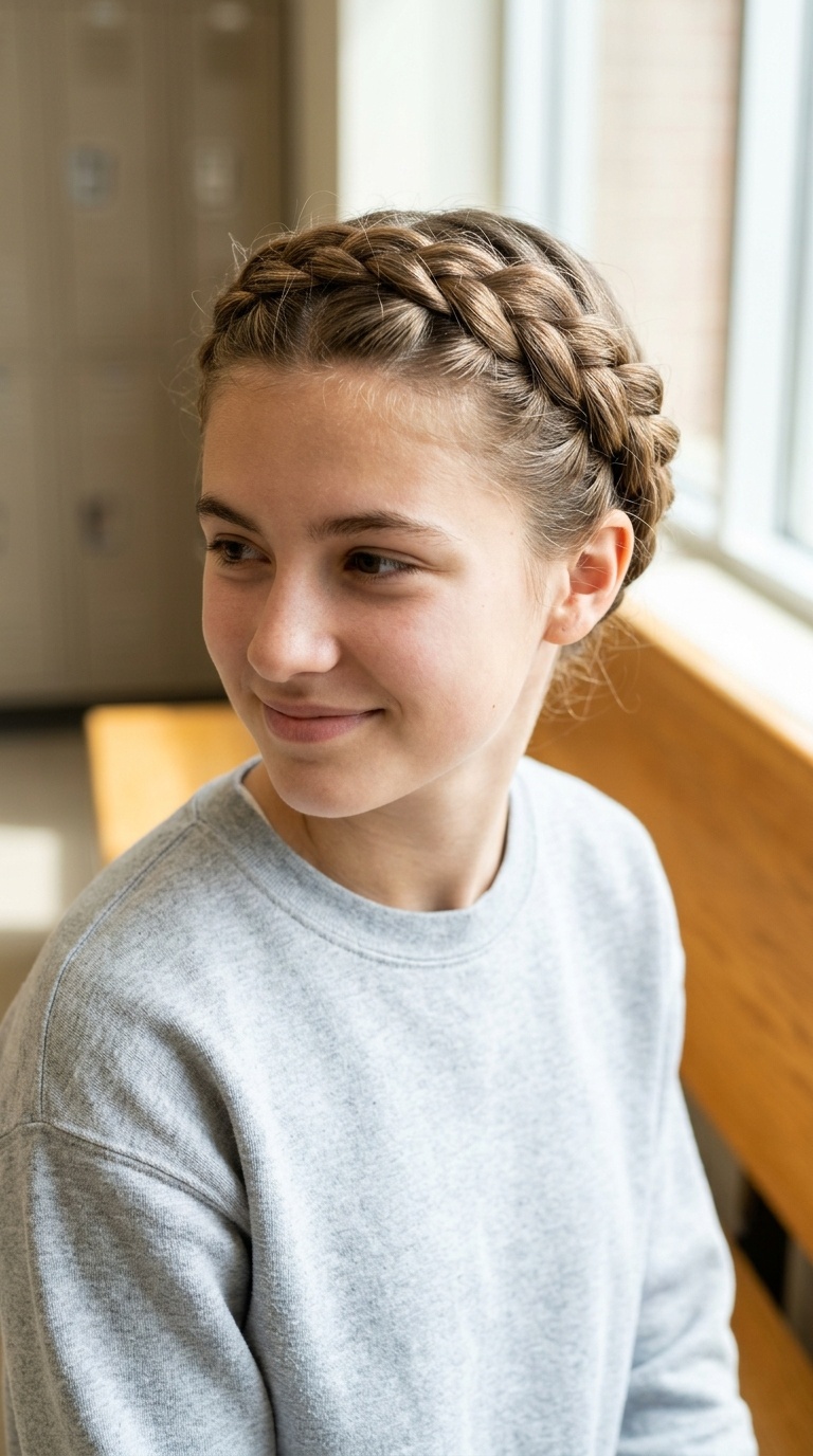 Triple Braided Crown