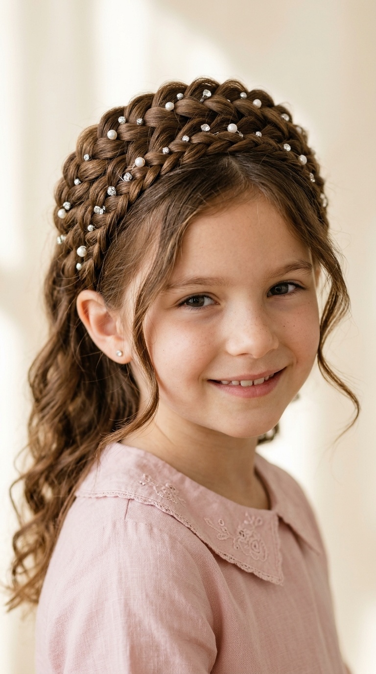 Triple Braided Tiara Headband