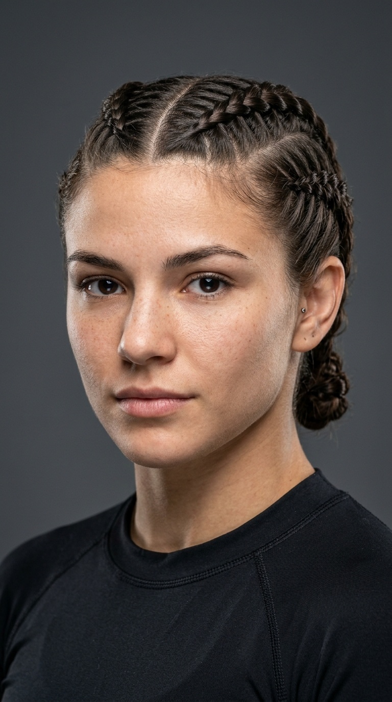 Triple Dutch Braid Rows