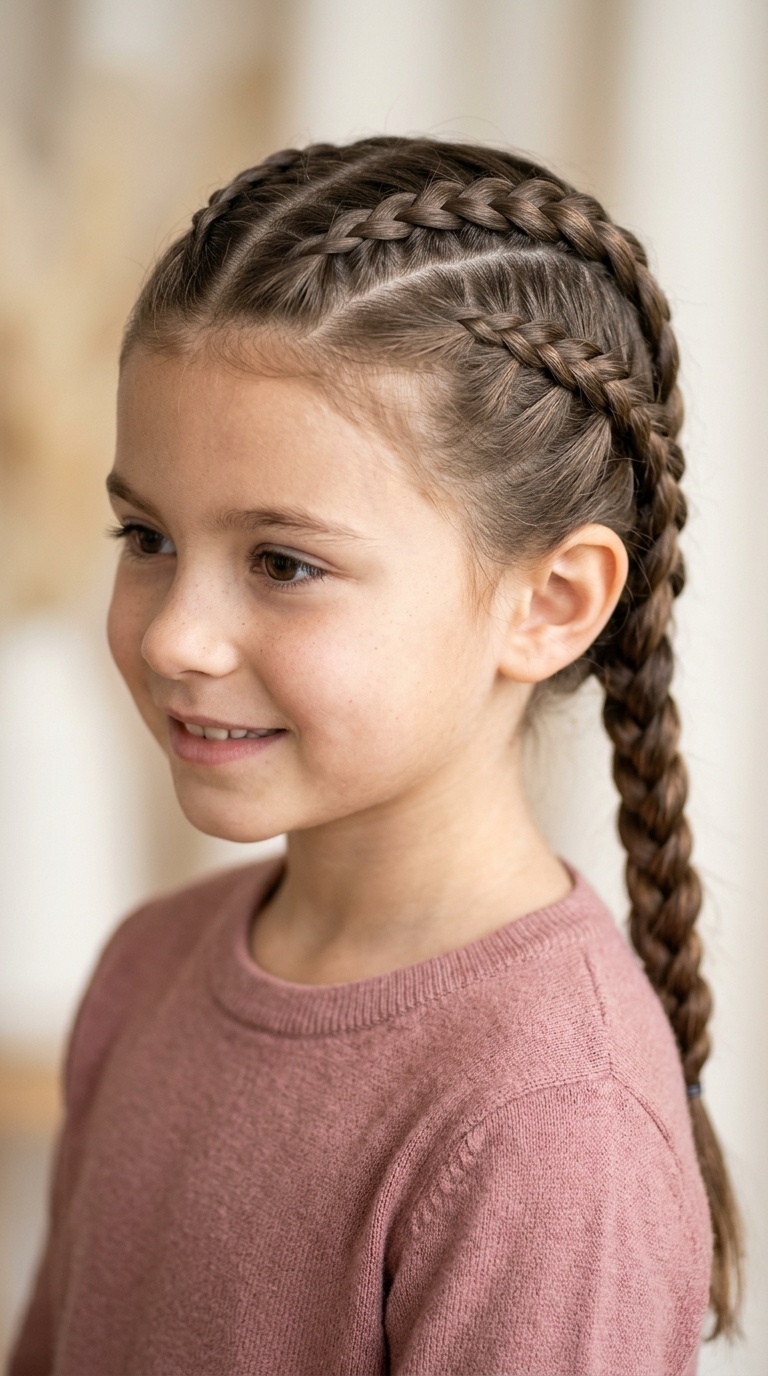 Triple French Braids