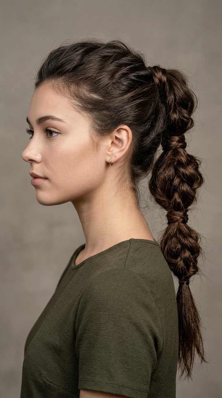 Triple-Knotted Textured Pony