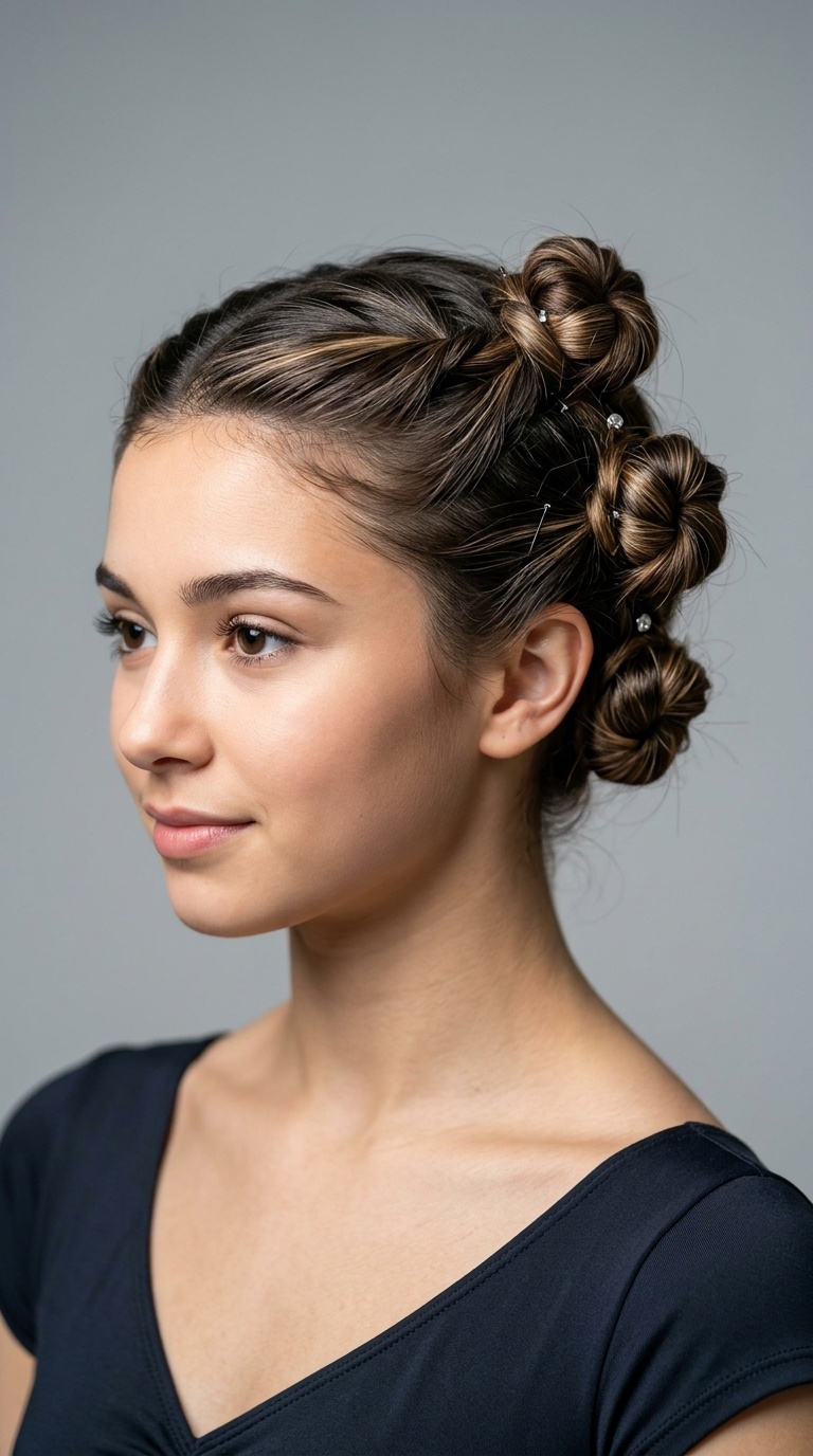 Triple Knotted Updo