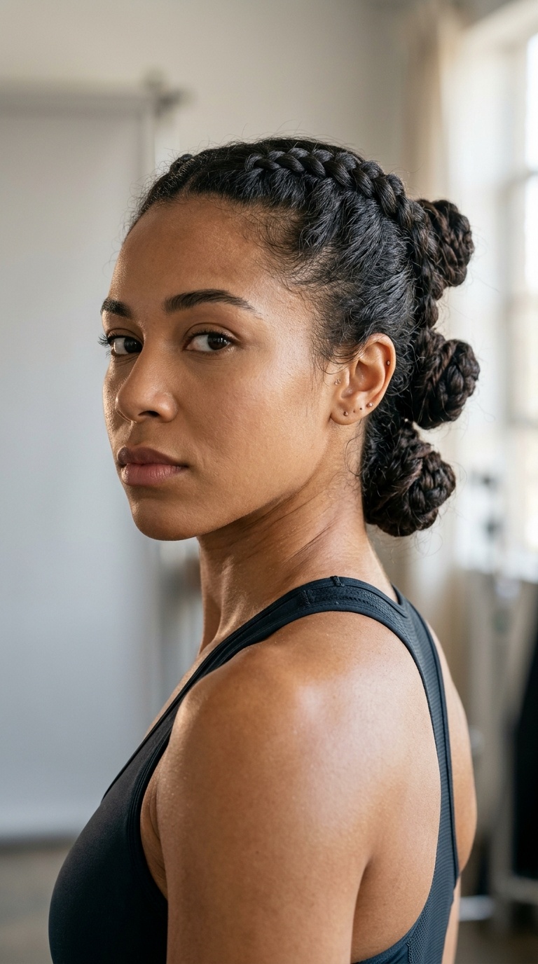 Triple Low Buns (The Mohawk Effect)