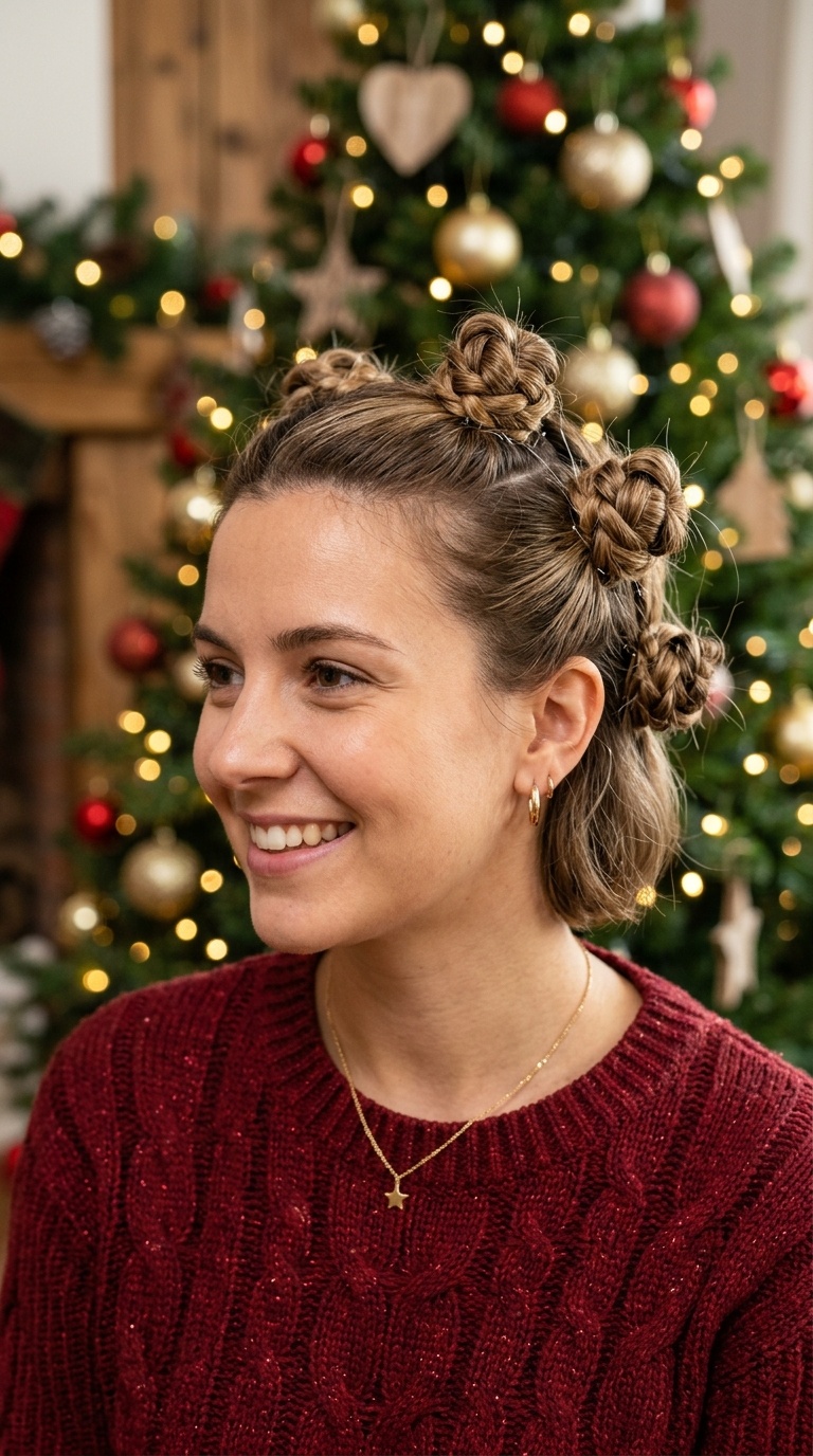 Triple Mini Buns