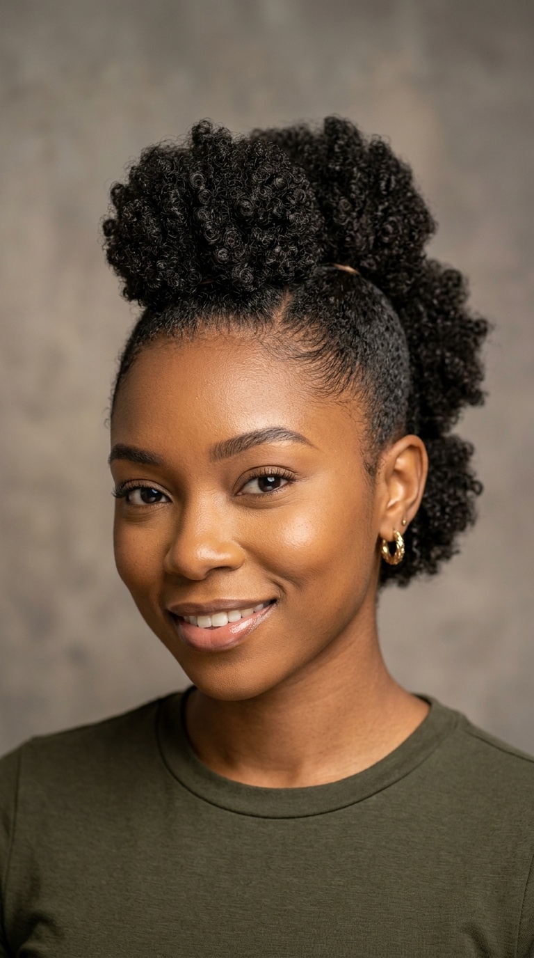 Triple Mohawk Puffs