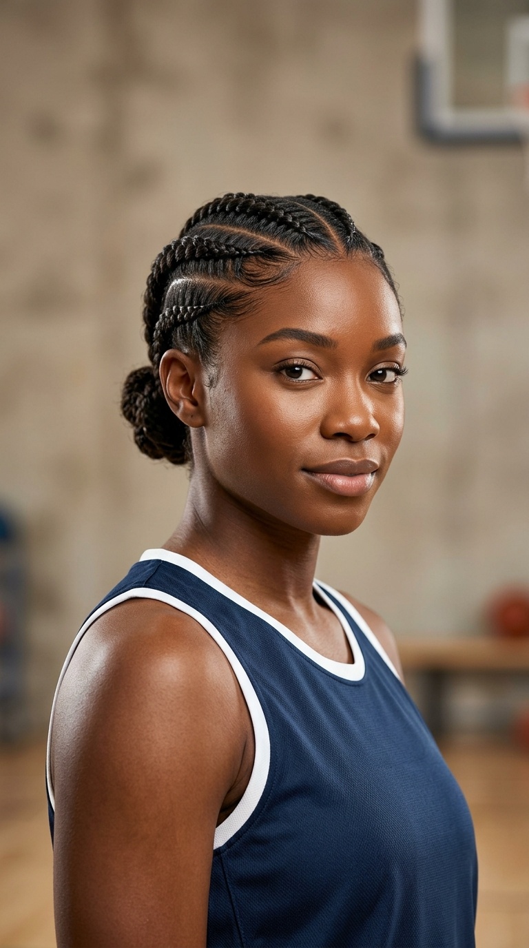 Triple Row Cornrows