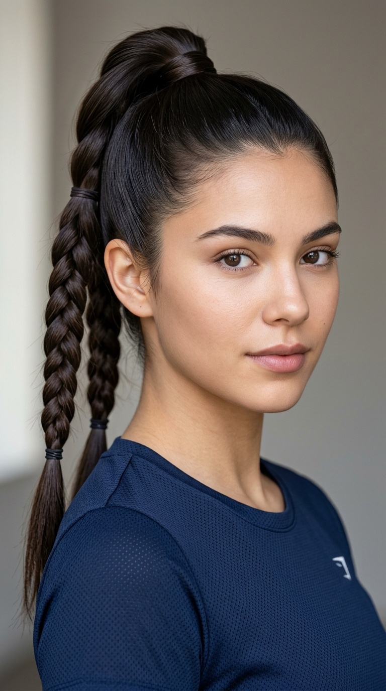 Triple-Sectioned High Pony