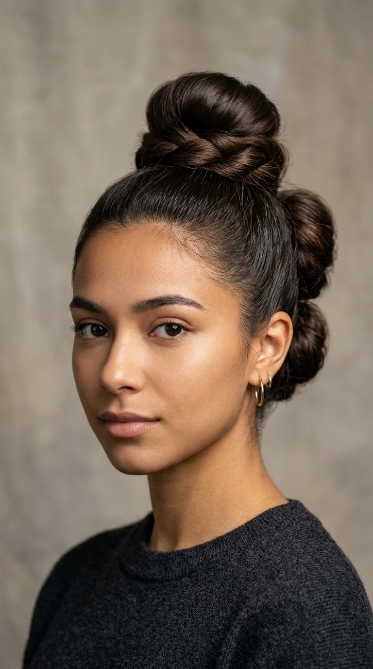 Triple Stacked Bun