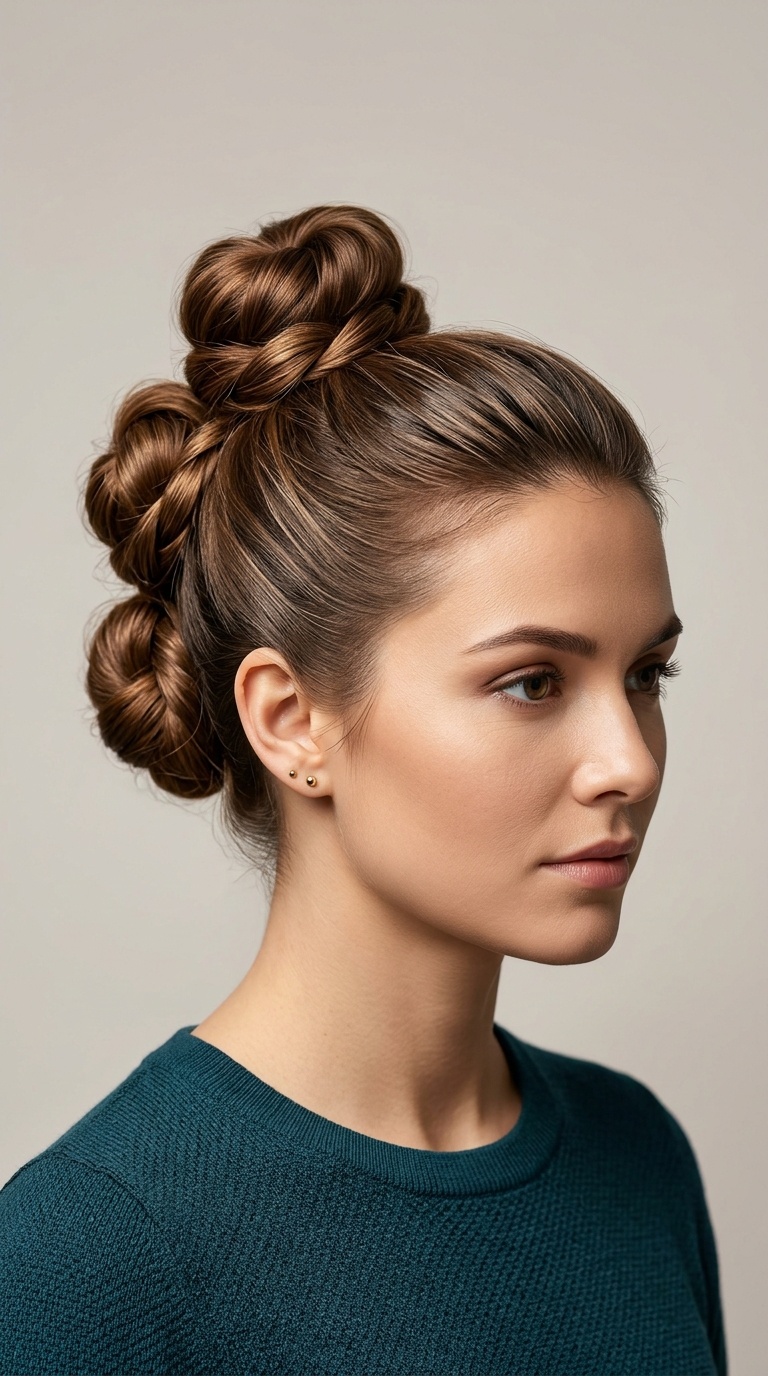 Triple Stacked Buns
