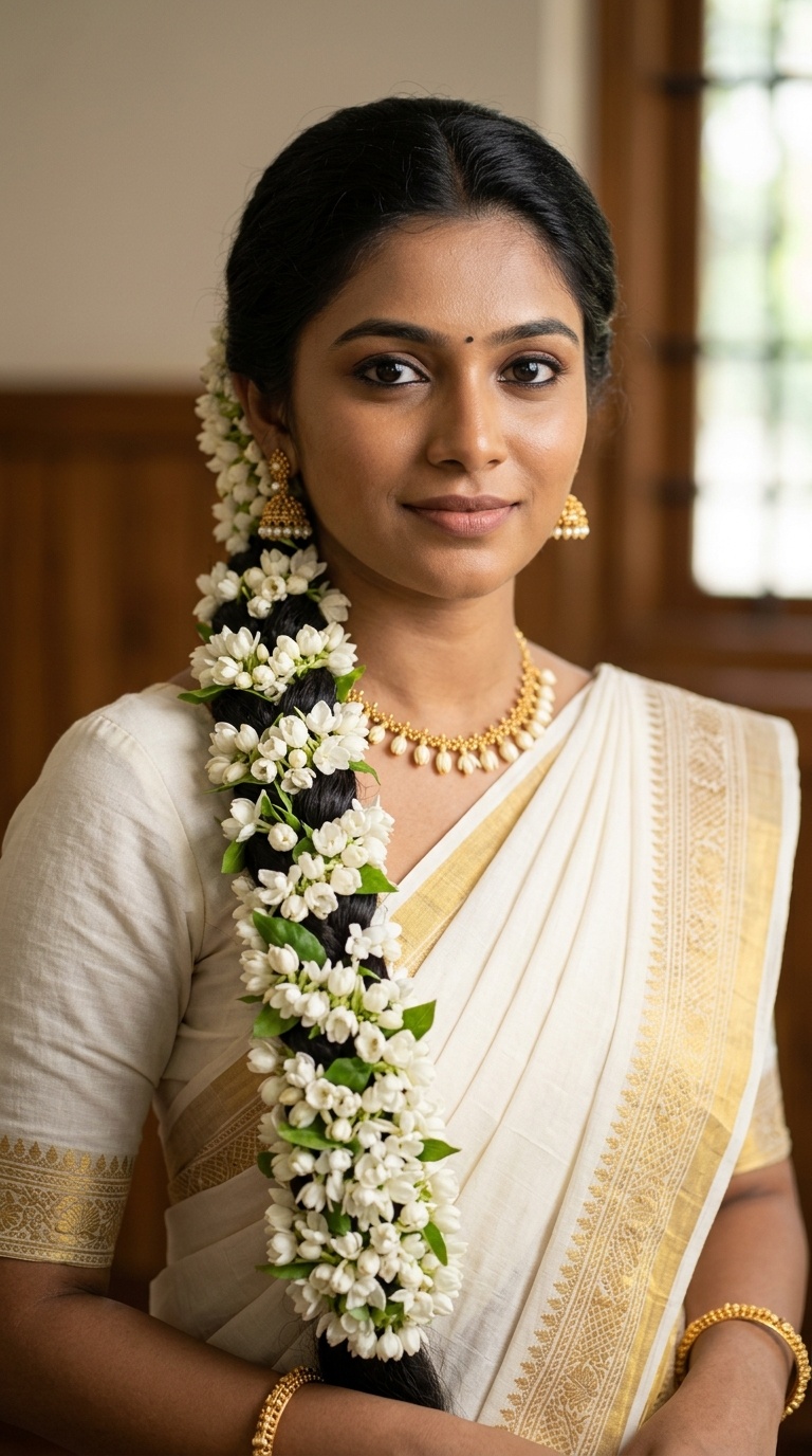 Triple-Strand Braid with Full Jasmine Coverage