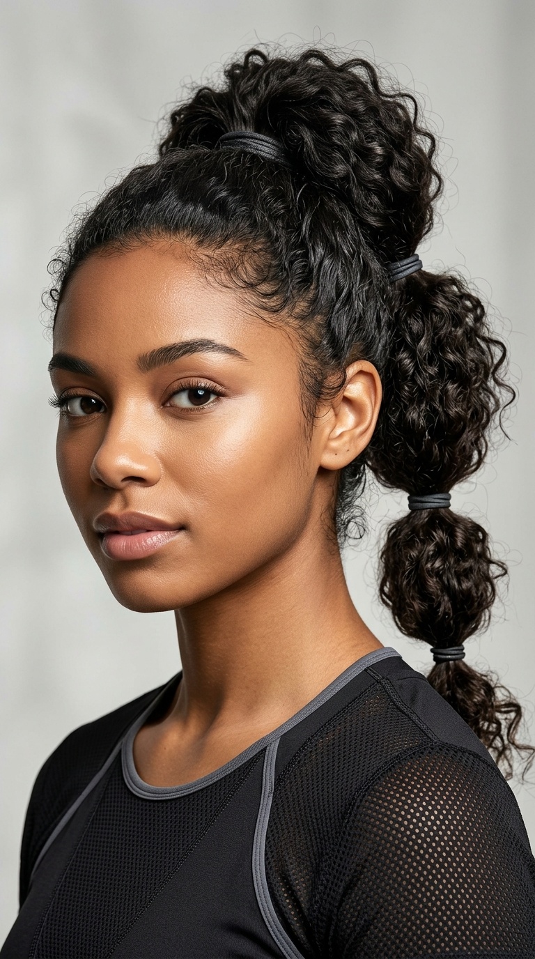 Triple-Tiered Ponytail