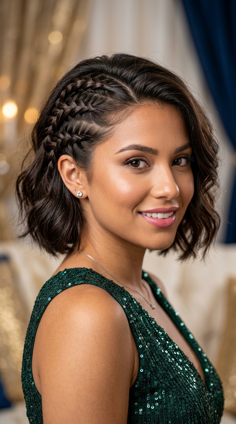 Triple Tucked Braids