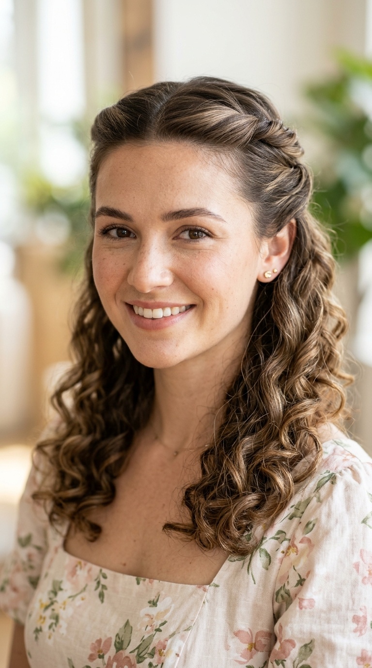 Triple Twist Half-Up