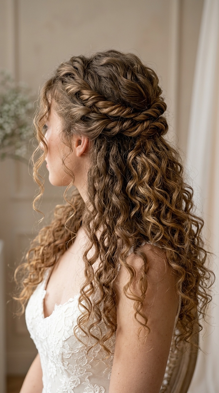 Triple Twist Half-Updo