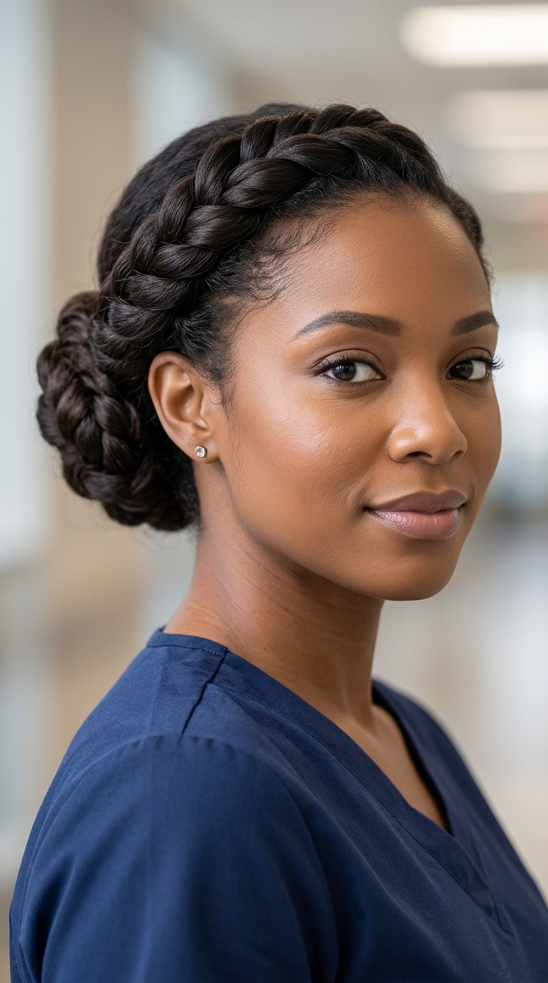 Triple Twisted Low Bun