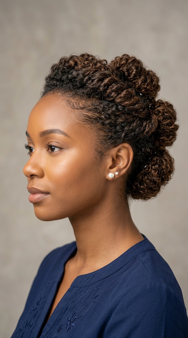 Triple Twisted Updo