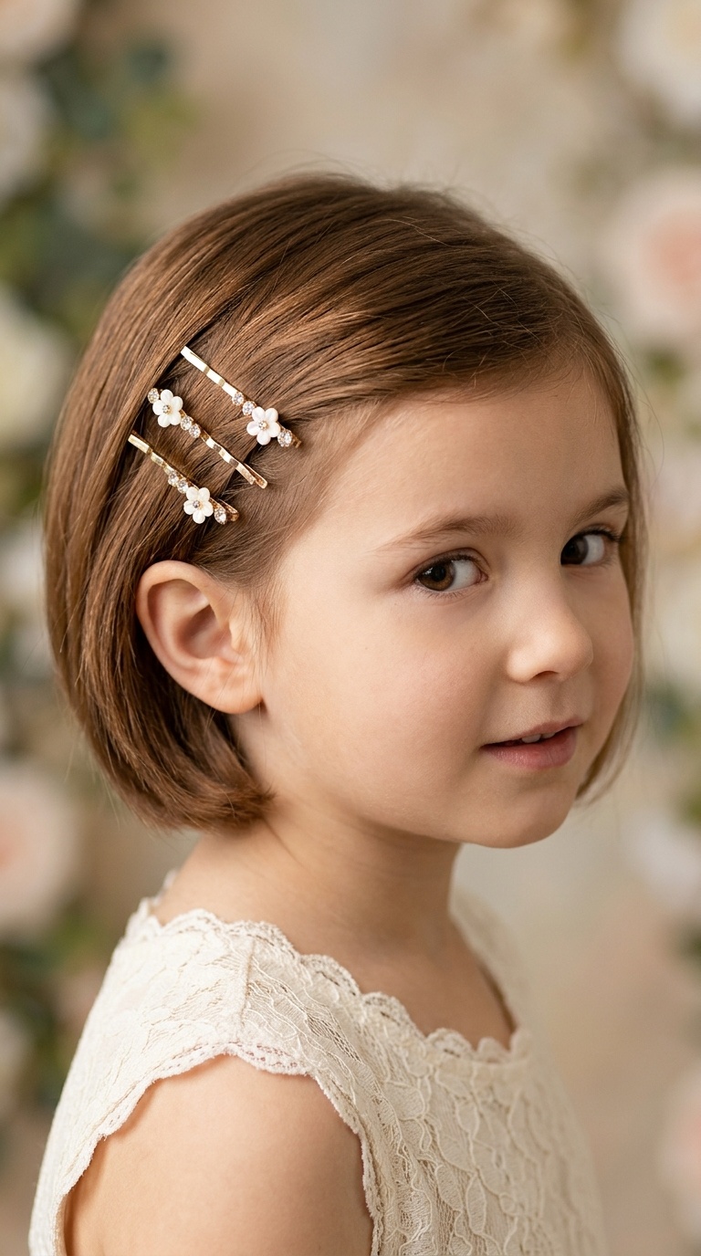 Tucked-Back Bobby Pin Stack