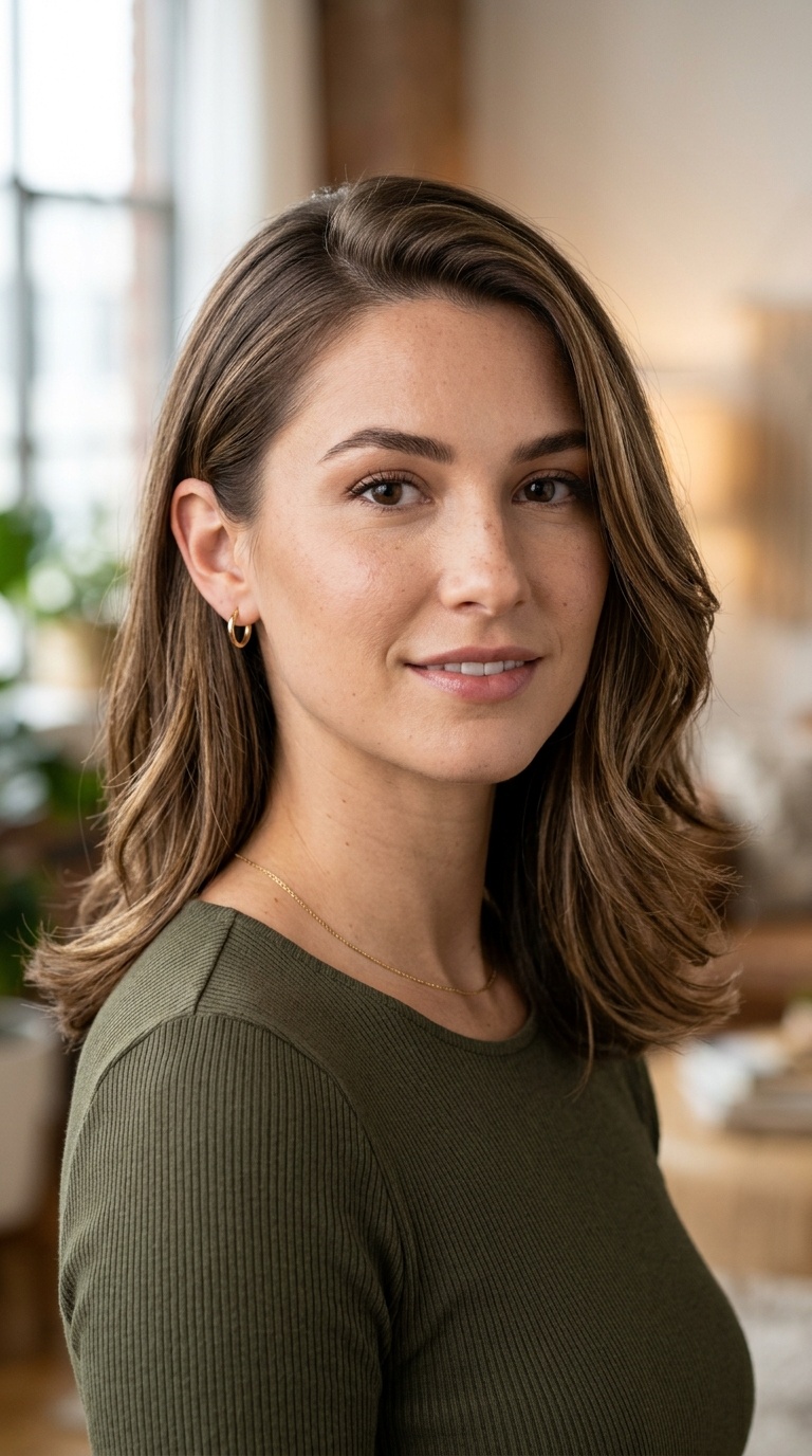 Tucked-Back Layered Lob