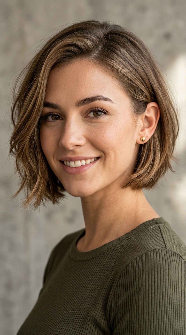 Tucked-Behind-the-Ear Bob